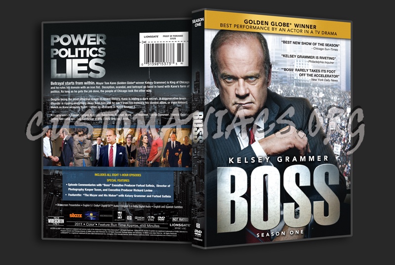 Boss Season 1 dvd cover