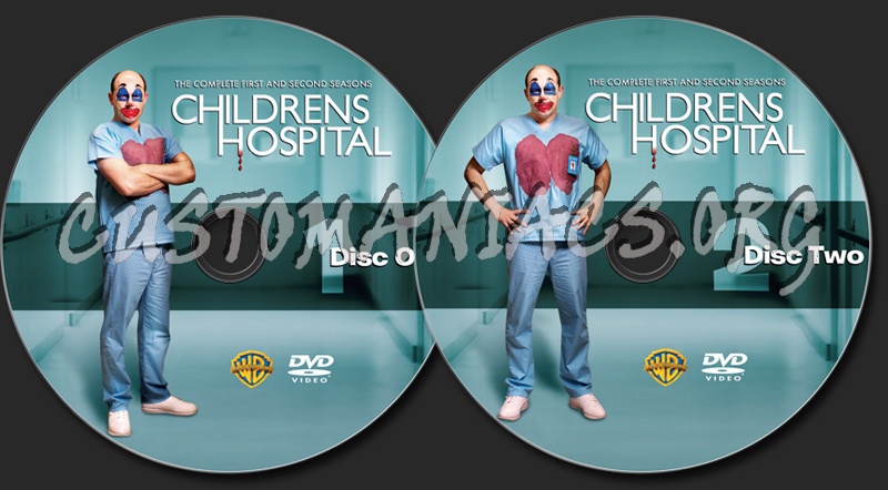 Childrens Hospital Season 1&2 dvd label