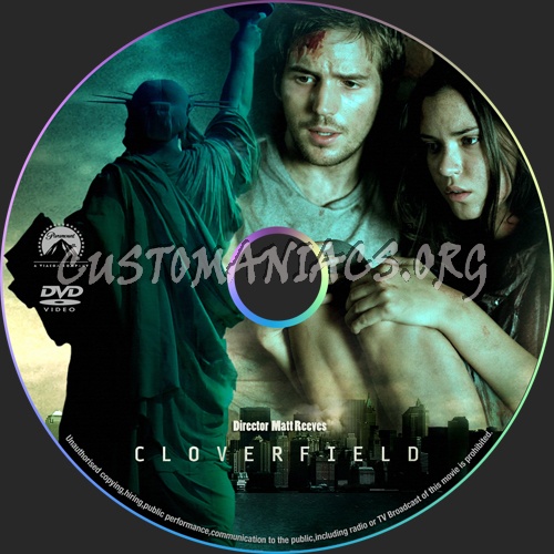 Cloverfield dvd label