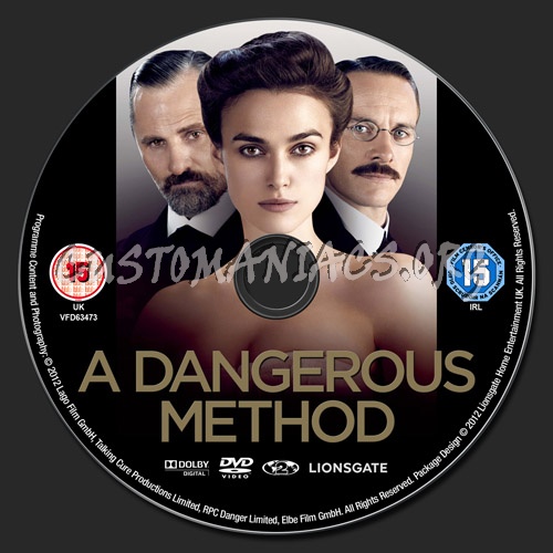 A Dangerous Method dvd label
