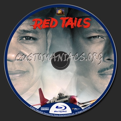 Red Tails blu-ray label