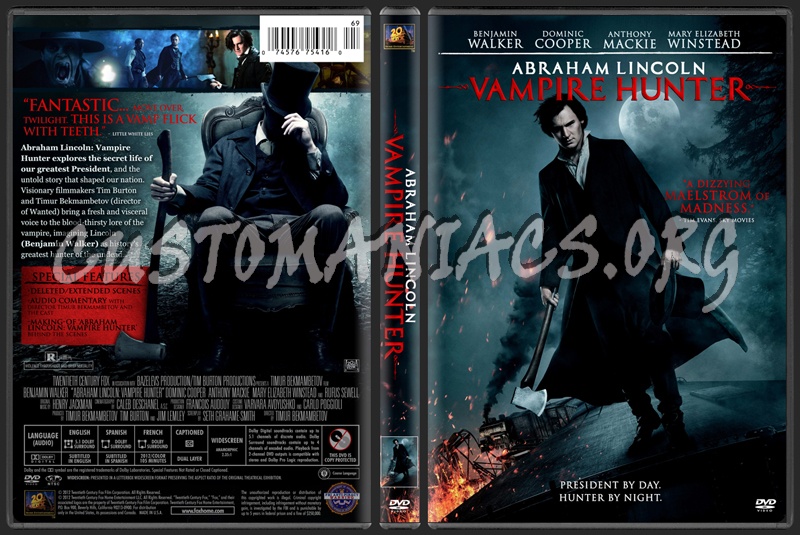 Abraham Lincoln: Vampire Hunter dvd cover