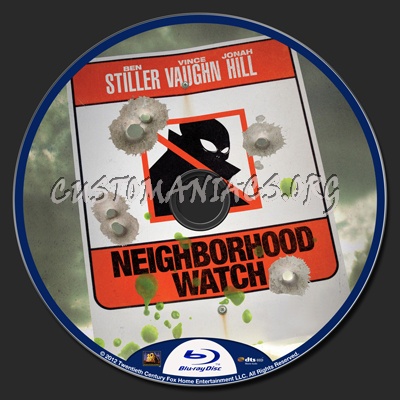 Neighborhood Watch aka The Watch blu-ray label