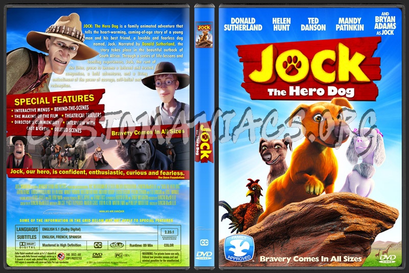 Jock: The Hero Dog dvd cover