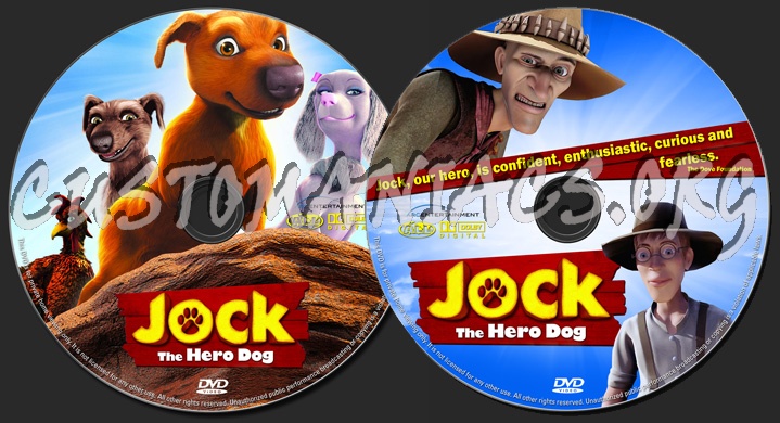 Jock: The Hero Dog dvd label