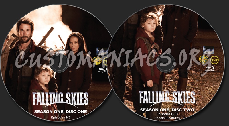 Falling Skies Season 1 blu-ray label