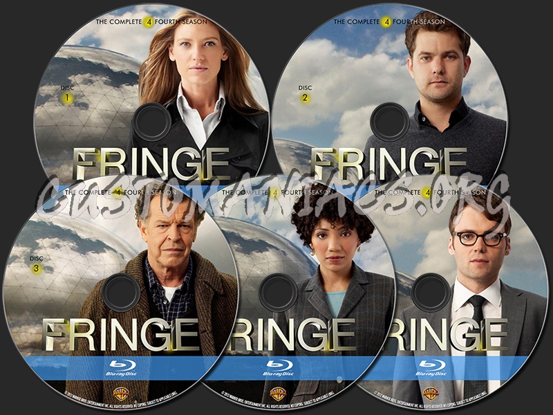 Fringe: The Complete Fourth Season blu-ray label