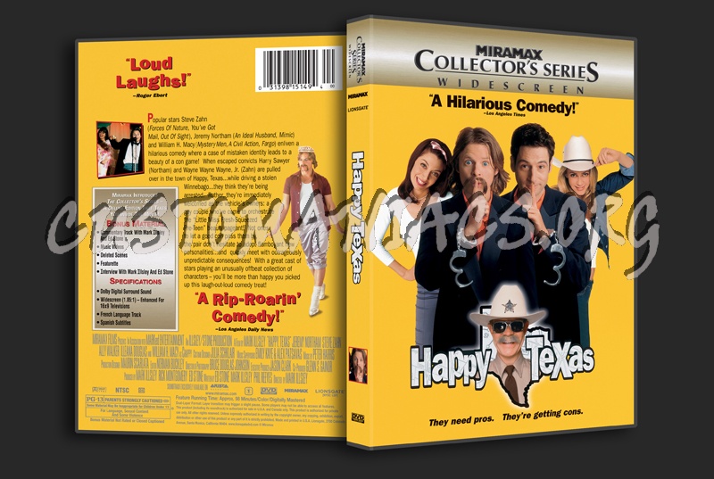 Happy Texas dvd cover