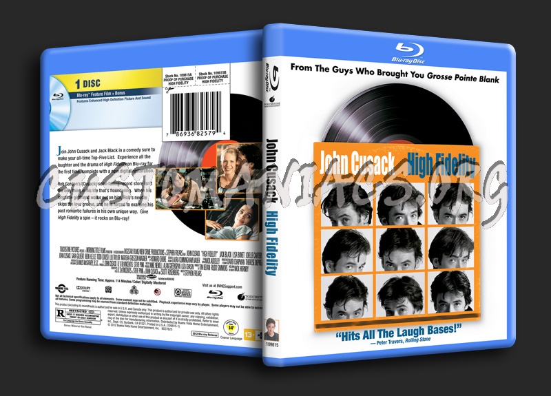 High Fidelity blu-ray cover