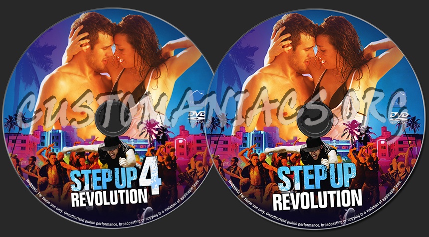 Step up 4 Revolution dvd label