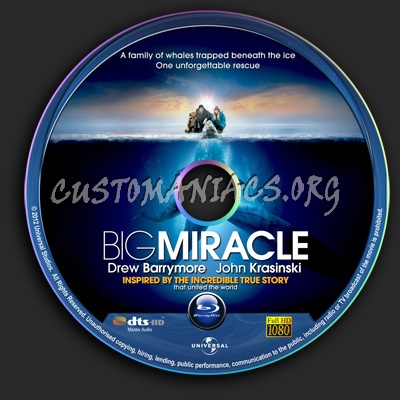 Big Miracle blu-ray label