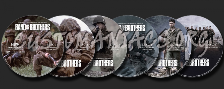 Band Of Brothers dvd label