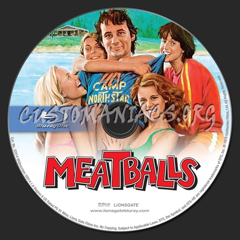 Meatballs blu-ray label