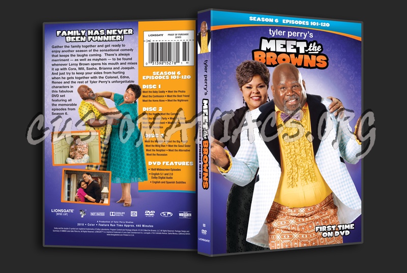 Meet the Browns Season 6 dvd cover