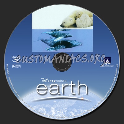 Disneynature Earth dvd label