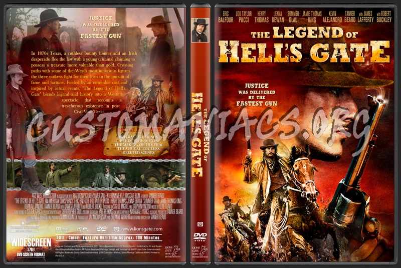 The Legend of Hell's Gate: An American Conspiracy dvd cover