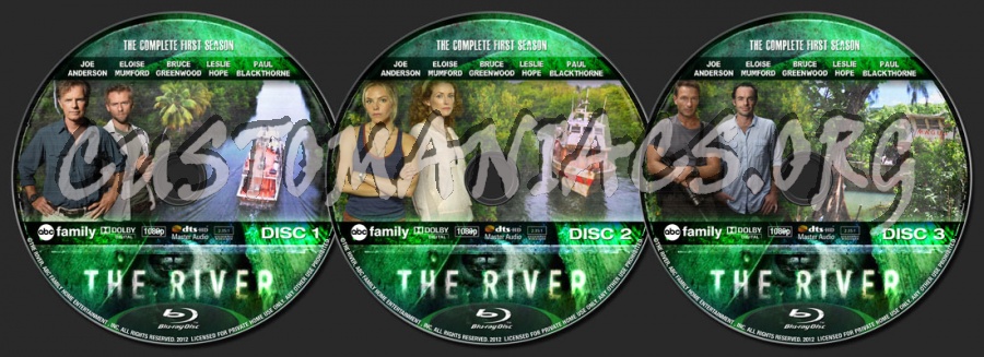 The River Season 1 blu-ray label