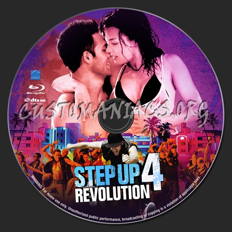 Step up 4 Revolution blu-ray label