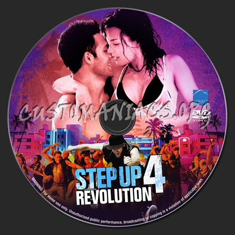 Step up 4 Revolution dvd label