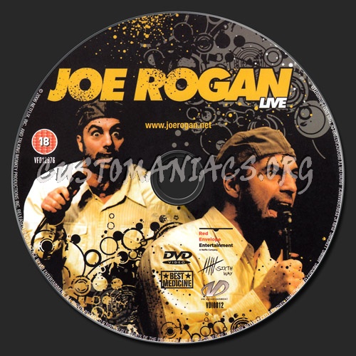 Joe Rogan Live dvd label