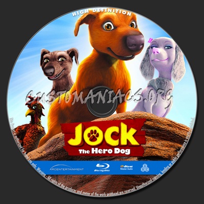 Jock: The Hero Dog blu-ray label