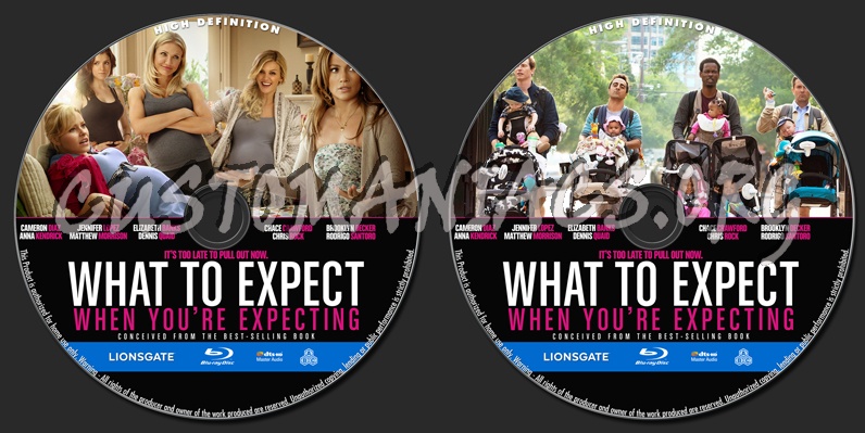 What to Expect When You're Expecting blu-ray label