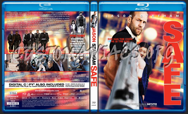 Safe blu-ray cover
