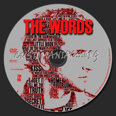 The Words dvd label