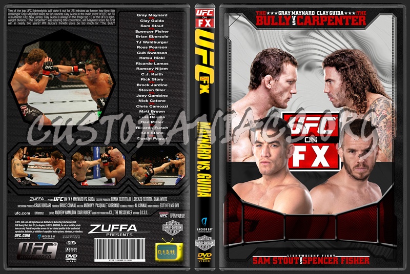 UFC on FX 4 Maynard vs Guida dvd cover