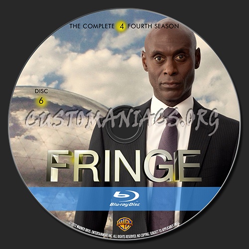 Fringe: The Complete Fourth Season disc 6 blu-ray label