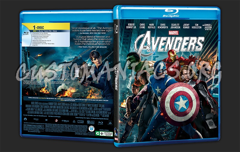 The Avengers blu-ray cover
