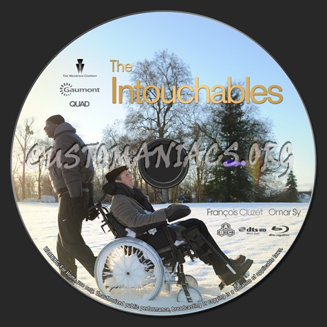 The Intouchables blu-ray label