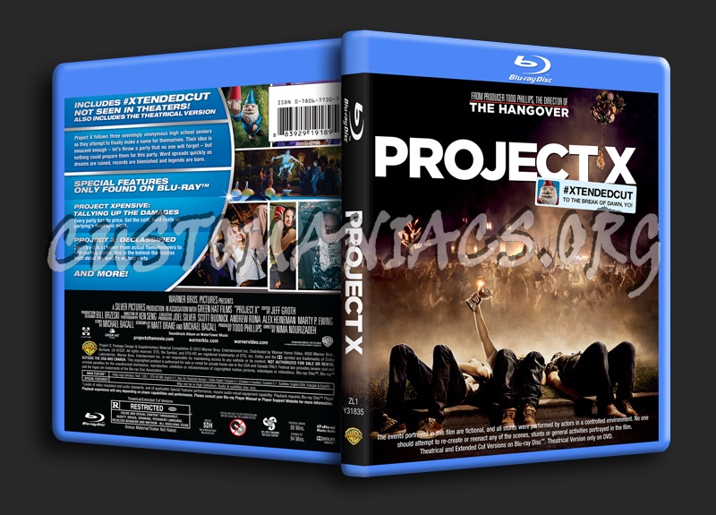 Project X blu-ray cover