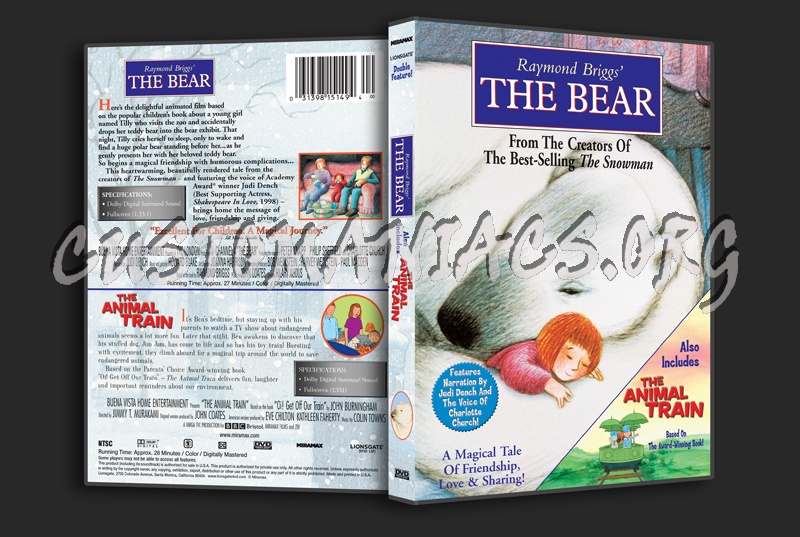 Raymond Briggs': The Bear dvd cover
