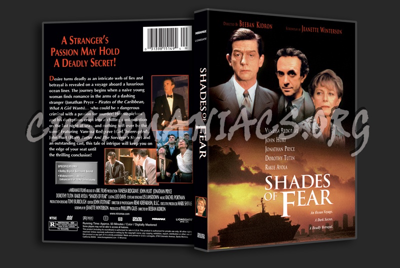 Shades of Fear dvd cover