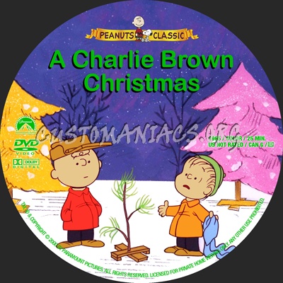 A Charlie Brown Christmas dvd label