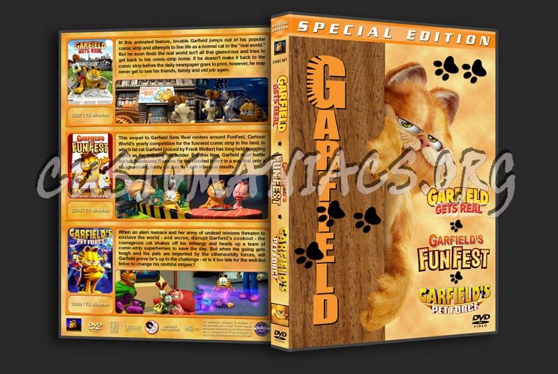 Garfield Triple Feature dvd cover