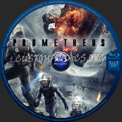 Prometheus blu-ray label