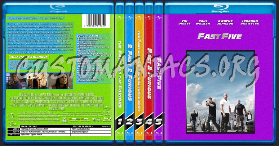 Fast and the Furious Collection dvd cover