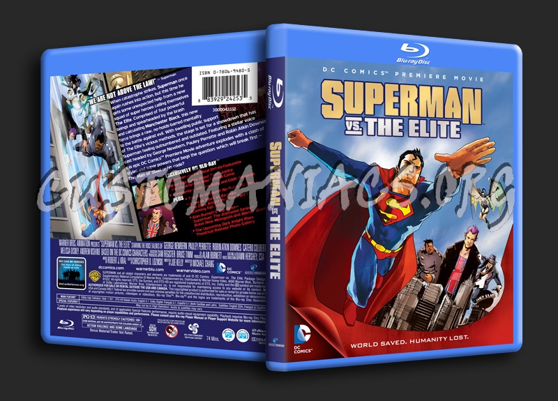 Superman vs The Elite blu-ray cover