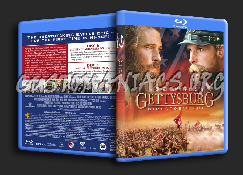 Gettysburg blu-ray cover