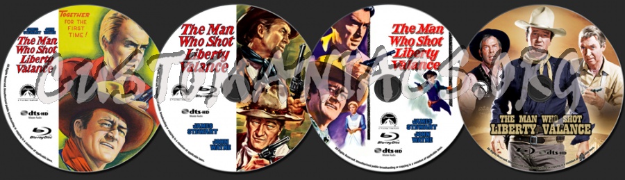 The Man Who Shot Liberty Valance blu-ray label