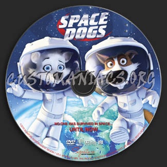 Space Dogs dvd label