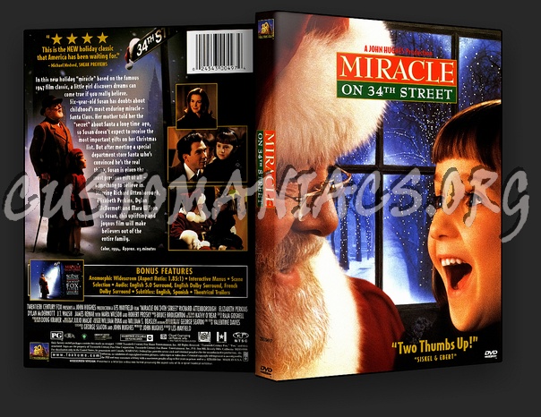 Miracle on 34th Street dvd cover