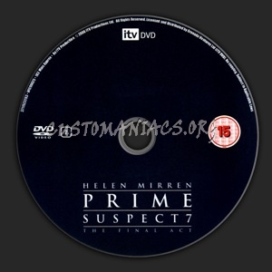 Prime Suspect 7 dvd label