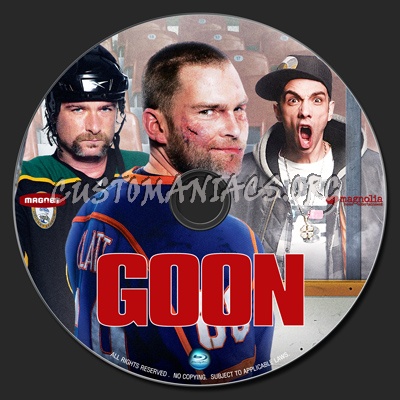 Goon blu-ray label