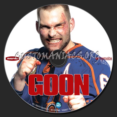 Goon blu-ray label