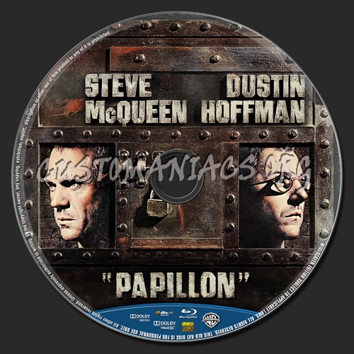 Papillon blu-ray label