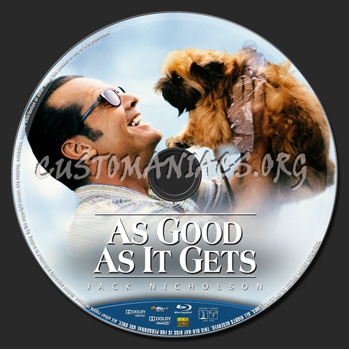 As Good As It Gets blu-ray label