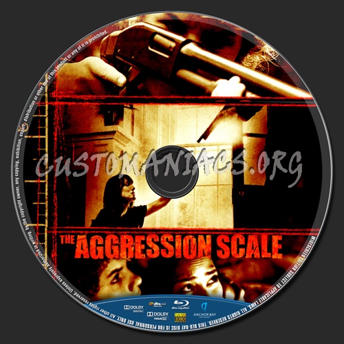 The Aggression Scale blu-ray label